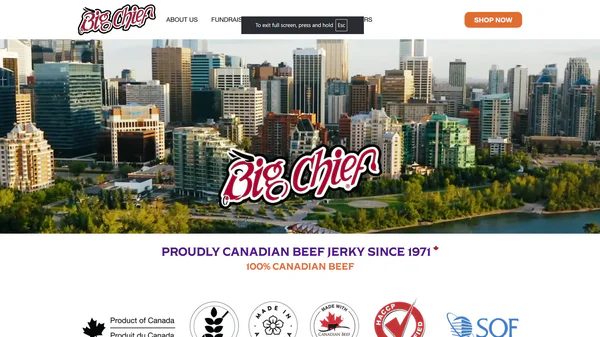 Bigchiefmeatsnacks.com