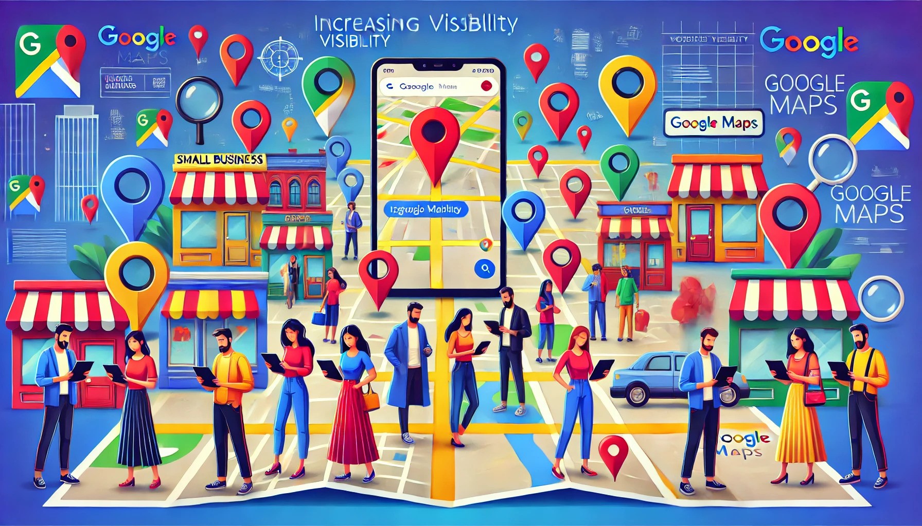 How to increase visibility of my business on Google maps?