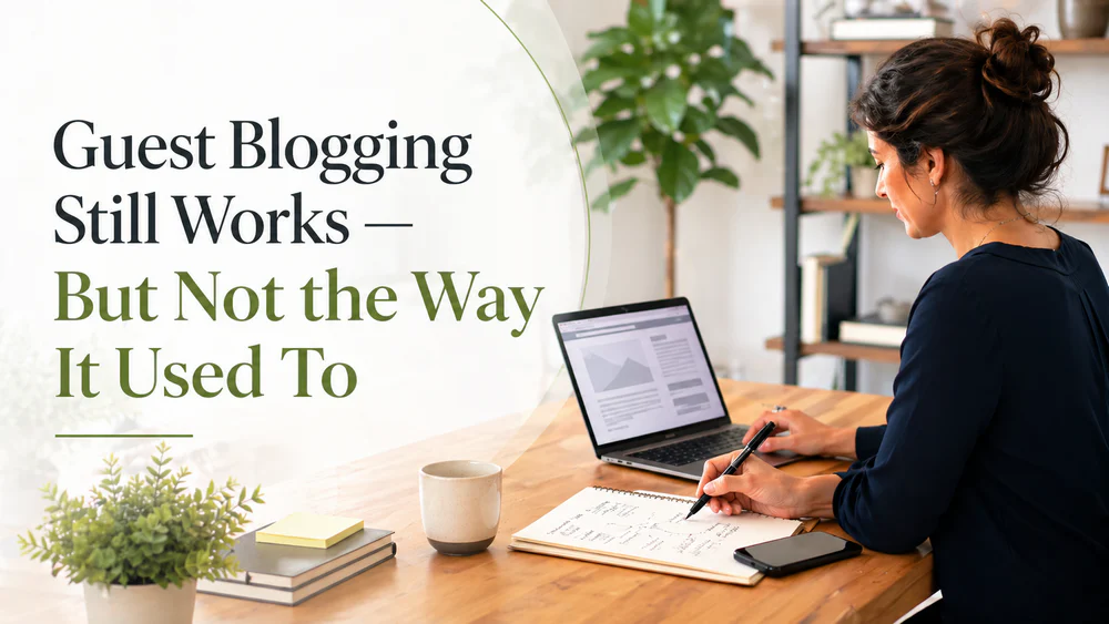 Guest blogging works but not the way it used to